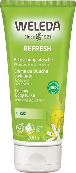 Weleda Citrus Refresh Creamy Body Wash 200ml