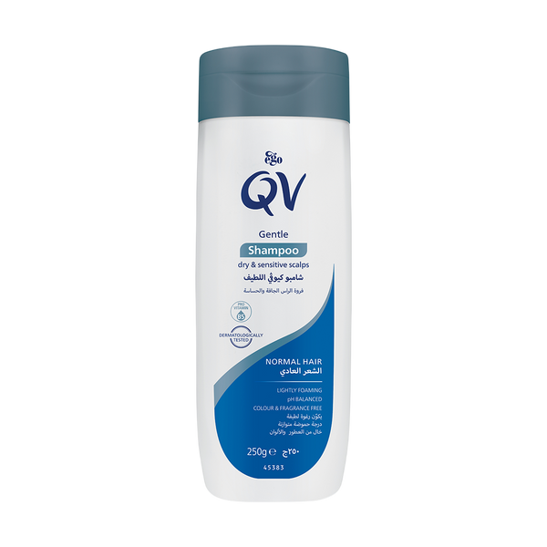 Ego QV Gentle Hair Shampoo pH-Balanced Fragrance-Free Panthenol 250g