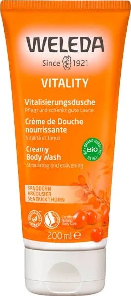 Weleda Sea Buckthorn Creamy Body Wash 200ml