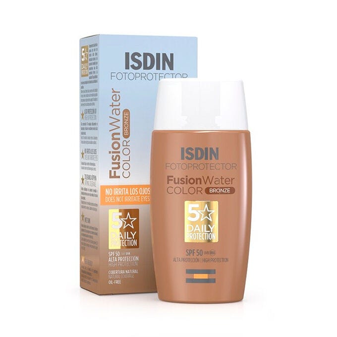 ISDIN Fotoprotector Fusion Water Color Bronze Facial Sunscreen SPF50 50 ml