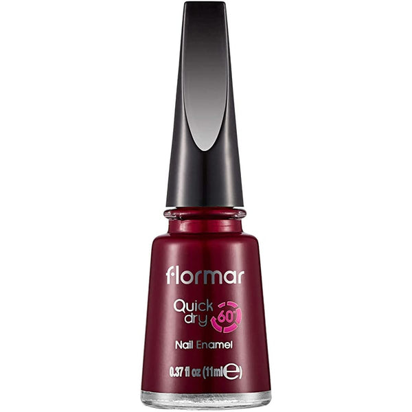 Flormar Quick Dry Nail Enamel High-Gloss Formula Phytic Acid Vitamin E QD20