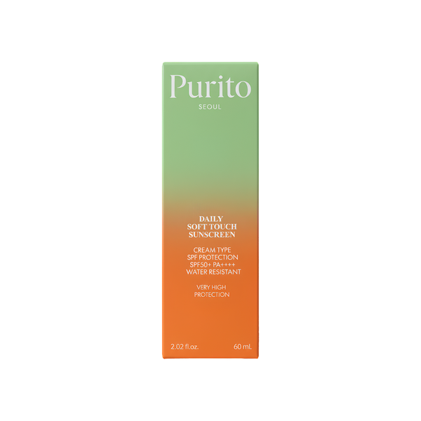 Purito Soft Touch Daily Face Sunscreen Cream SPF50+ PA++++, UVA/UVB, 60ml