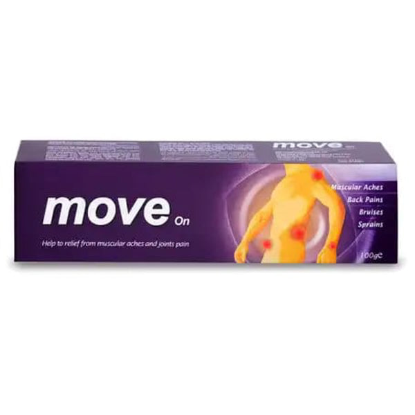 Move On Muscle Comfort Cream, Menthol Cooling Formula, 100 g