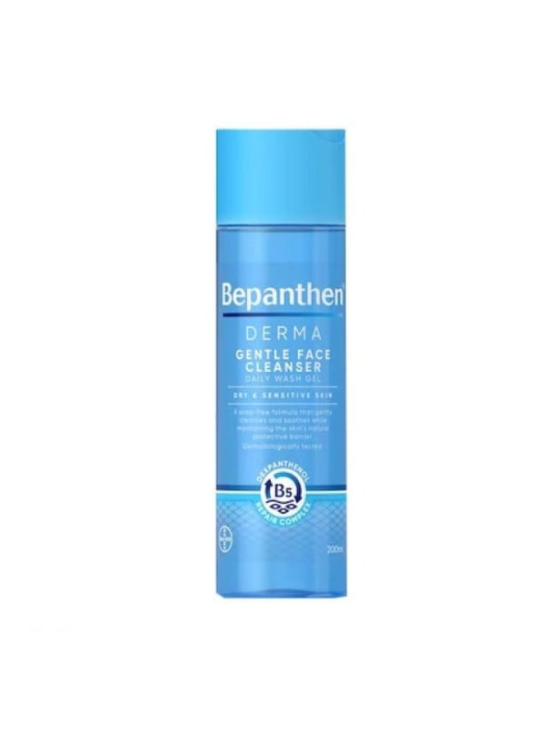 Bepanthen Derma Facial Cleansing Gel Wash Soap-Free Sensitive Skin 200 ml