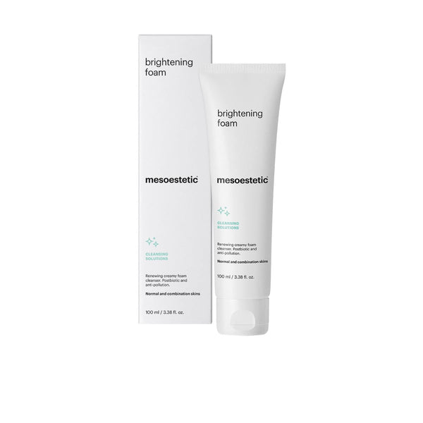 Mesoestetic Brightening Foam Facial Cleanser with Glycolic and Lactic Acids 100ml