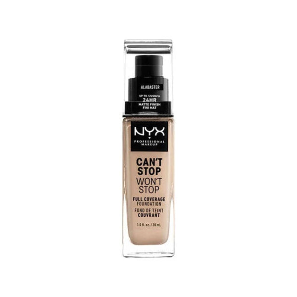 NYX Full Coverage Foundation Liquid Matte Finish Alabaster 02 30 ml