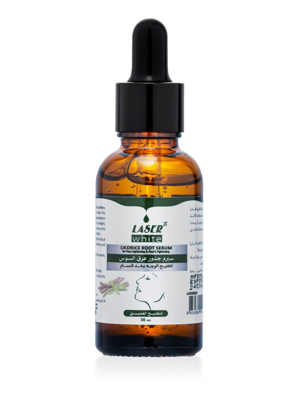 Laser White Licorice Root Serum Brightening Formula with Vitamins C, E & B3 30ml