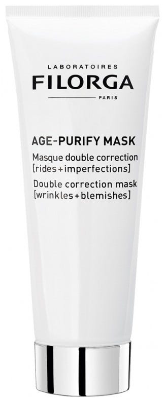 Filorga Age-Purify Mask Cream-Clay Face Mask with Hyaluronic Acid, Peptides and Zinc, 75ml