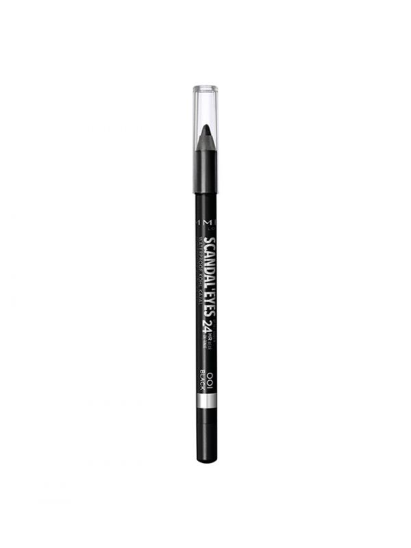 Rimmel London Scandaleyes Kohl Kajal Liner Waterproof Eyeliner Pencil 01 Black