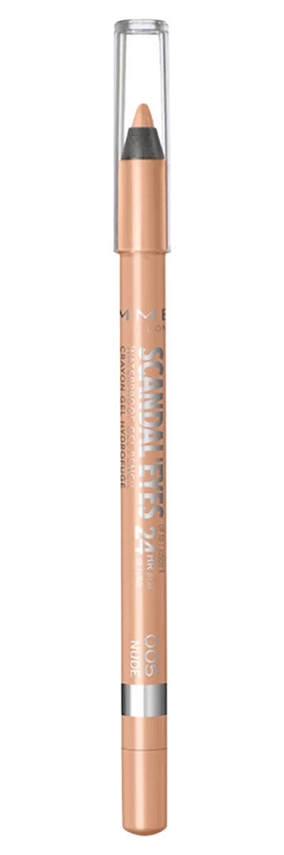 Rimmel London Scandaleyes Kohl Kajal Eyeliner Pencil Waterproof Nude 05, 1 Pc