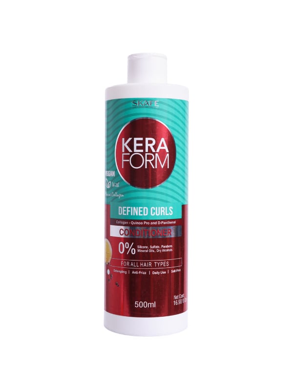Skafe Kera Form Free Curl-Defining Hydrating Conditioner for Curly Hair, 500ml