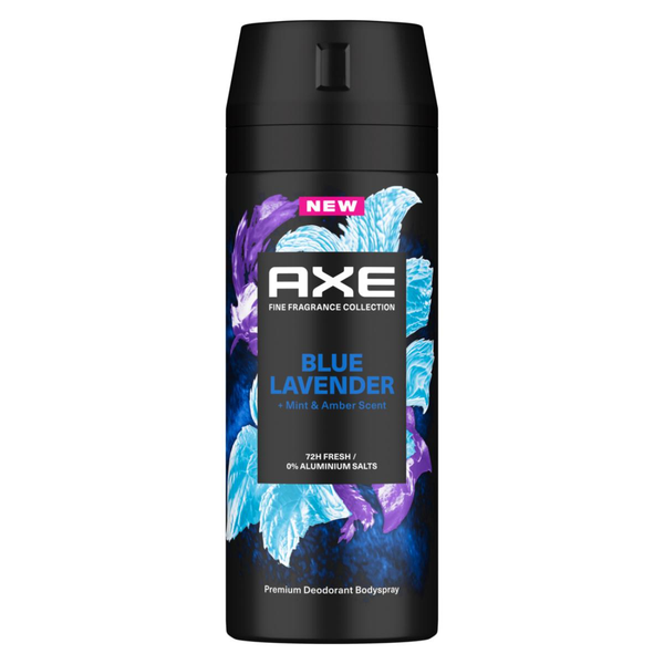 Axe Blue Lavender Deodorant Spray 72H Protection for Men 150ml