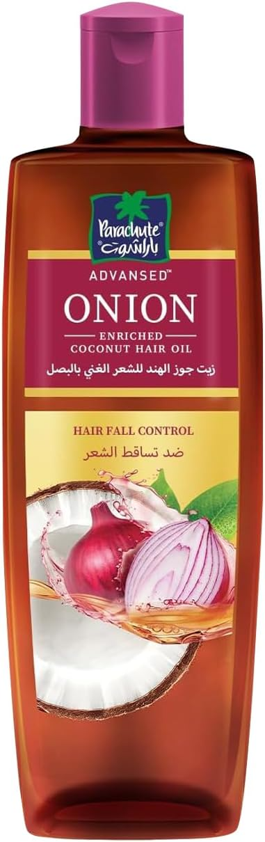 Parachute Coconut Hair Oil with Onion Extract, Lightweight Nourishing Formula, 200ml
