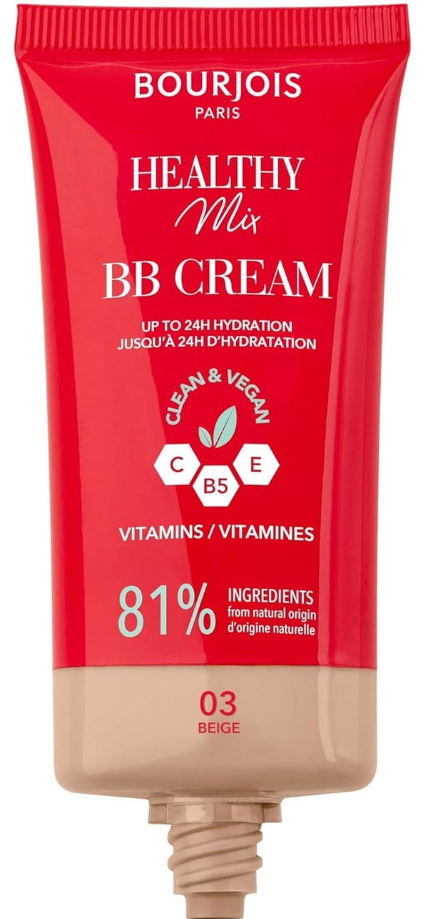 Bourjois Healthy Mix BB Cream Natural Radiant Finish Schisandra Berry Beige 03, 30 ml