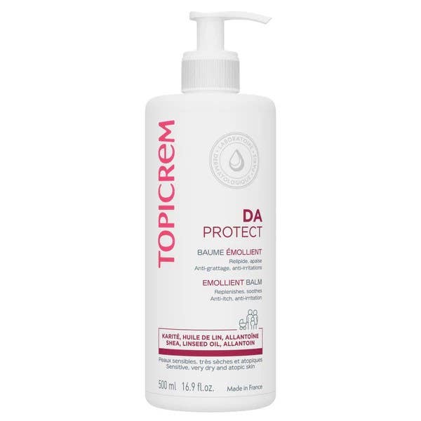 Topicrem AD Emollient Balm Face & Body Fragrance-Free Moisturizer 500 mL