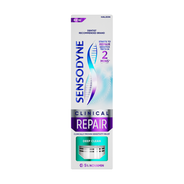 Sensodyne Clinical Repair Deep Clean Toothpaste for Sensitive Teeth