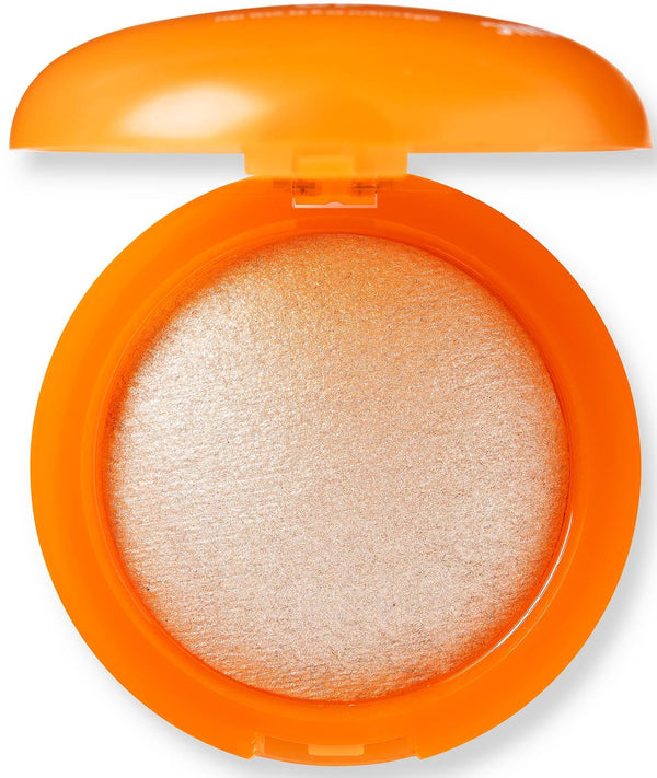 Trouble Maker Buttered Up Baked Powder Highlighter Shimmery Light Gold