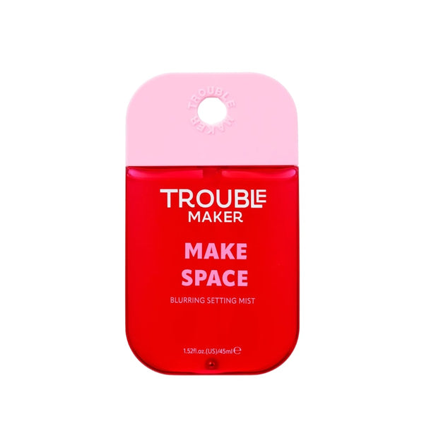 Troublemaker Shine Control Setting Spray Lightweight Velvety Matte Finish Make Space