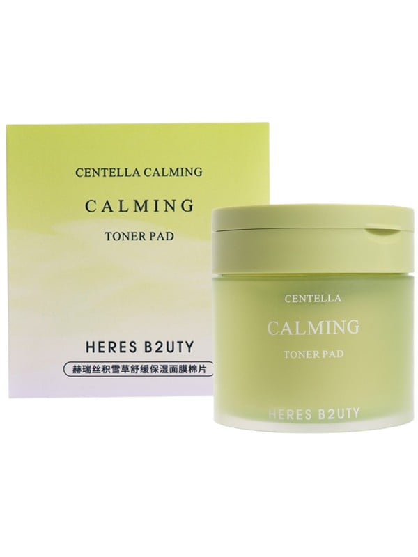 Heres B2uty Centella Calming Toner Pads Hydrating Facial Pads 140 ml