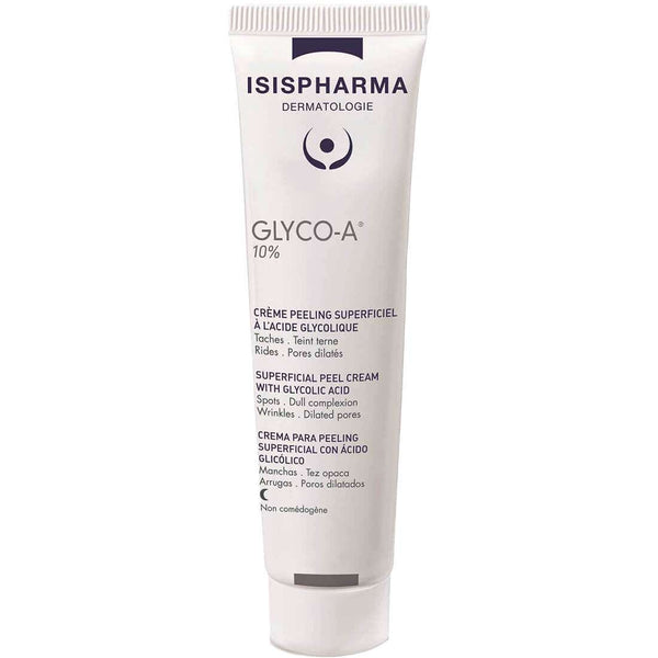 Isispharma GLYCO-A 10% Glycolic Acid Peel Cream Exfoliating Facial Treatment 30 ml