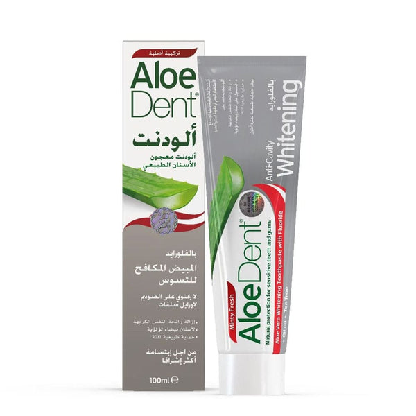 Aloe Dent Fluoride Toothpaste Brightening Formula Aloe Vera 100 ml