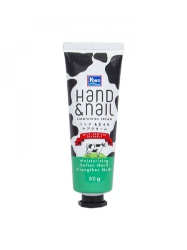 Yoko Hand and Nail Cream, Moisturizing and Nail-Strengthening Formula, 50 g