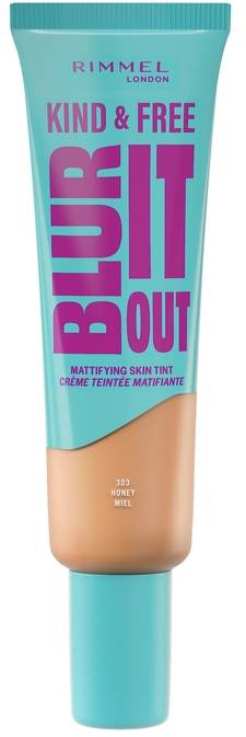 Rimmel Kind & Free Matt It Out Skin Tint Liquid Foundation Matte SPF20 Honey 303