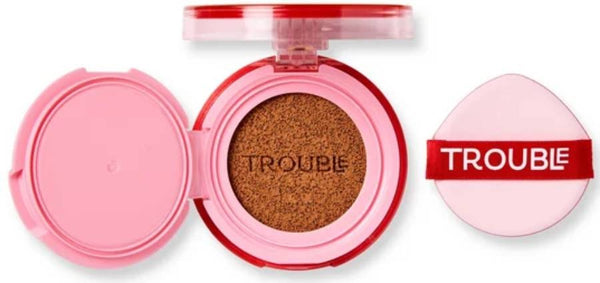 Trouble Maker Button Air Cushion Foundation Dewy Finish Sass Detective