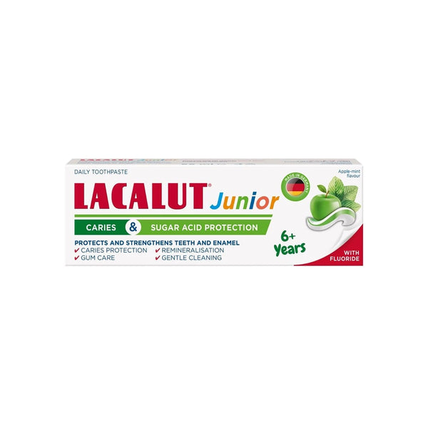 Lacalut Junior Toothpaste Apple & Mint Flavor Fluoride and Xylitol 55 ml