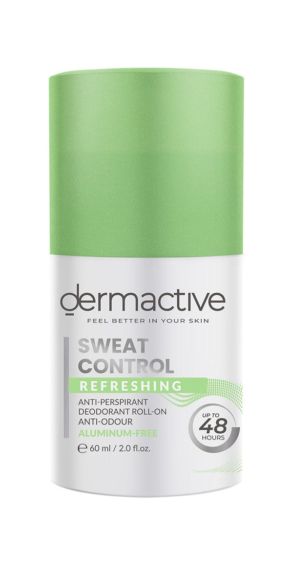 Dermactive Sweat Control Refreshing Roll-On Clinical Strength Sweat Protection 60 ml