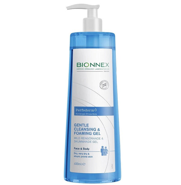 Bionnex Perfederm Facial & Body Cleansing Gel with AHAs and Chamomile, 400 ml