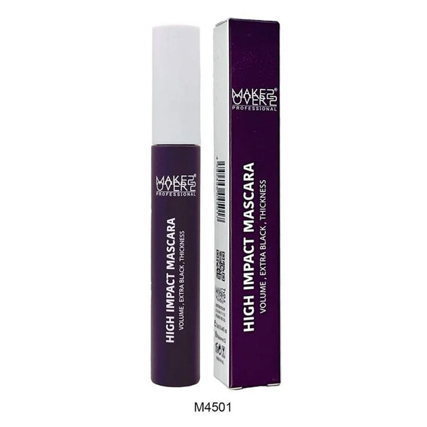 Makeover22 High Impact Mascara M4501 Extra Black Volumizing Micro-Pearl Formula