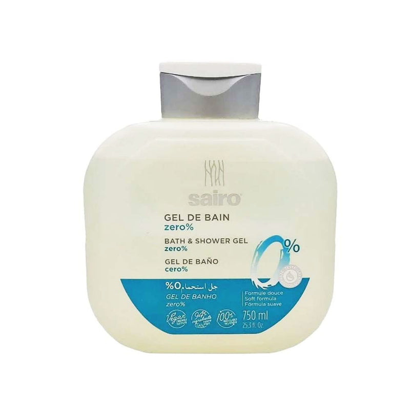 Sairo Bath & Shower Gel 0% Soap, Parabens and Dyes, Fresh Scent, 750 ml