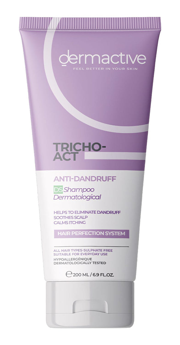 DERMACTIVE Tricho-Act DS Scalp Cleansing Shampoo, Climbazole and Piroctone Olamine, 200 ml