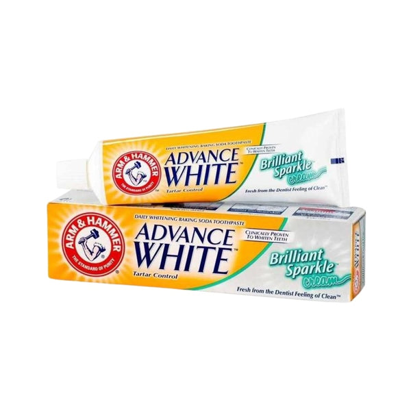 Arm & Hammer Advance White Brilliant Sparkle Fluoride Toothpaste Tartar Control Fresh Mint 115g