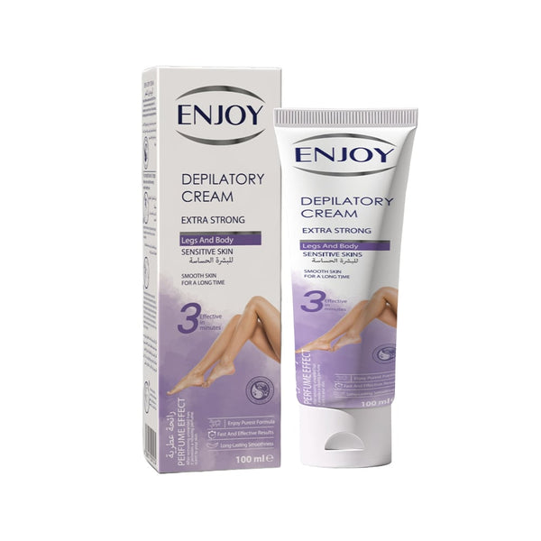 Enjoy Sensitive Skin Hair Removal Cream for Body and Legs, 100 ml