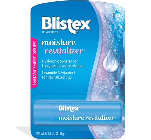 Blistex Moisture Revitalizer Lip Balm Cream with Hyaluronic Spheres, Ceramide and Vitamin F, 0.13 oz