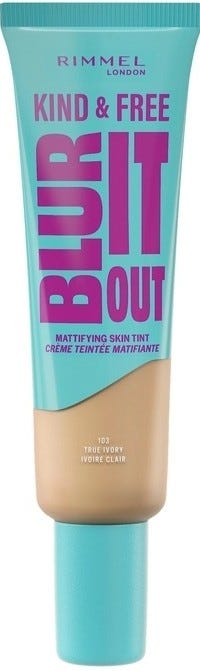 Rimmel Kind & Free Blur It Out Mattifying Skin Tint Cream SPF20 103 True Ivory