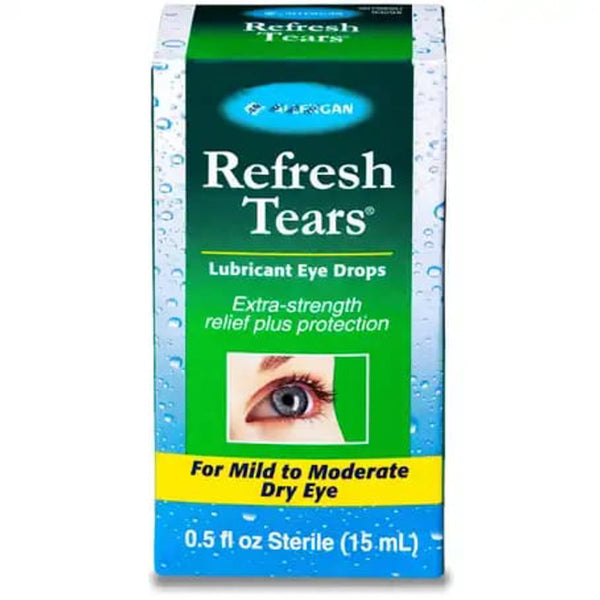REFRESH Tears Lubricating Eye Drops with 0.5% Carboxymethylcellulose Sodium 15 ml