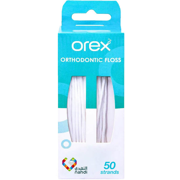 Orex Orthodontic Floss Smooth Plaque-Cleaning Floss 50 Strands