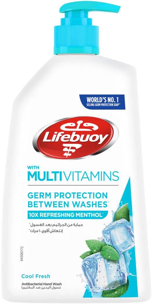 Lifebuoy Hand Wash Cool Fresh Liquid Soap with Menthol 450ml