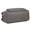 Little Story Zera Diaper Bag Tote Vegan Leather Accents Grey