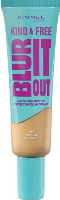 Rimmel Kind & Free Blur It Out Mattifying Skin Tint SPF20 250 Sun Beige
