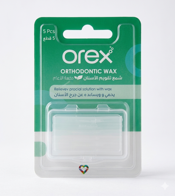 Orex Orthodontic Wax, Soft Pliable Dental Wax for Braces and Wires