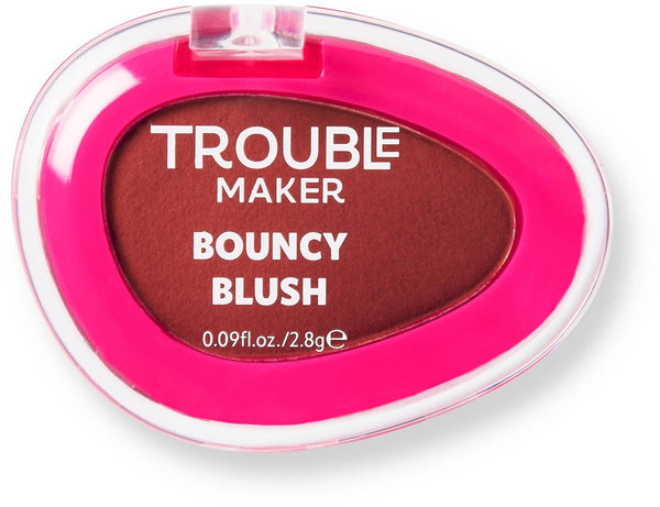 Trouble Maker Bouncy Blush Stain Cream-to-Powder Rebound Red