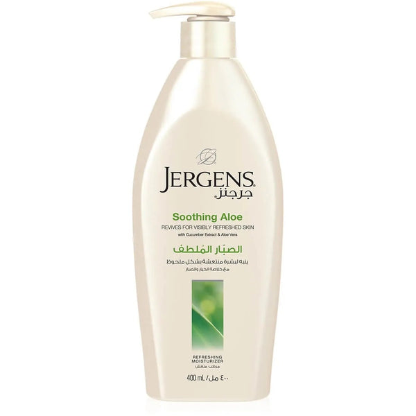 Jergens Soothing Aloe Relief Body Lotion, Lightweight Moisturizer