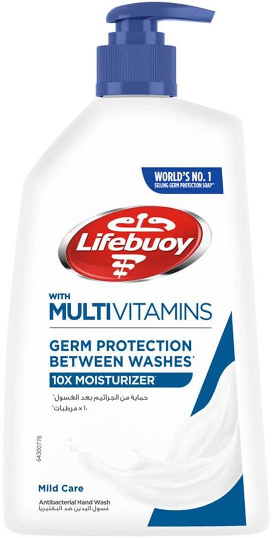 Lifebuoy Mild Care Hand Wash Liquid Milk Cream Moisturizers 450 ml