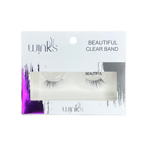 Winks Natural Faux Mink Eyelashes Lightweight Reusable #42