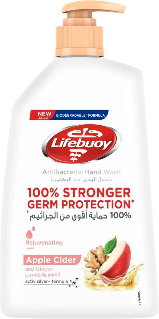 Lifebuoy Apple Cider & Ginger Hand Wash Liquid Soap 450 ml