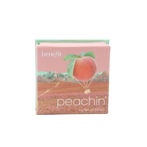 Benefit Peachin' Golden Peach Blush Powder Buildable Color 6g